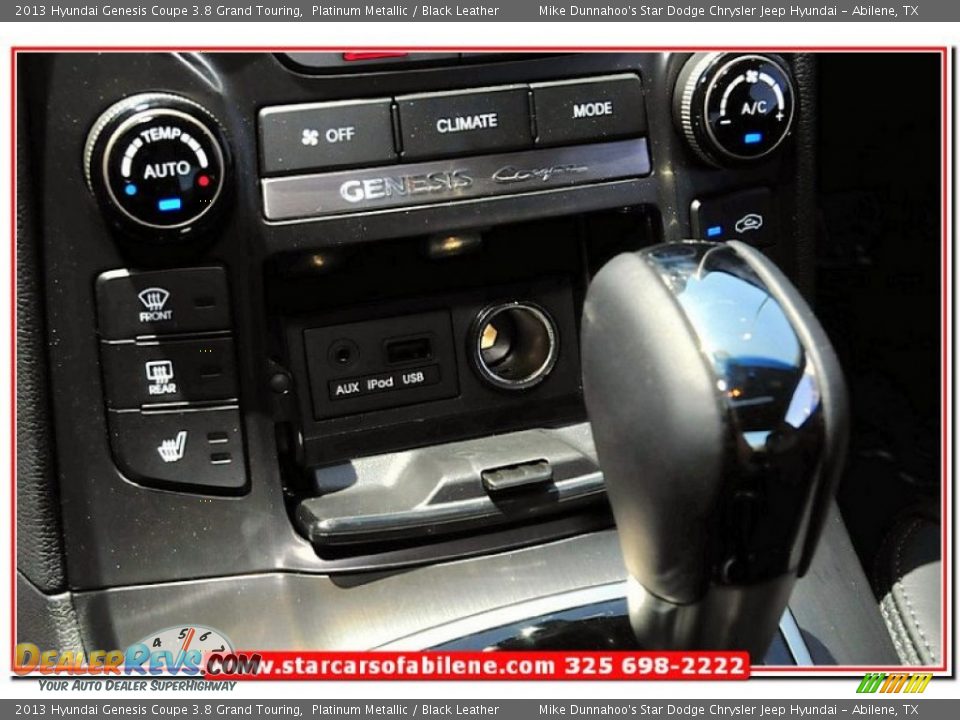 2013 Hyundai Genesis Coupe 3.8 Grand Touring Platinum Metallic / Black Leather Photo #30