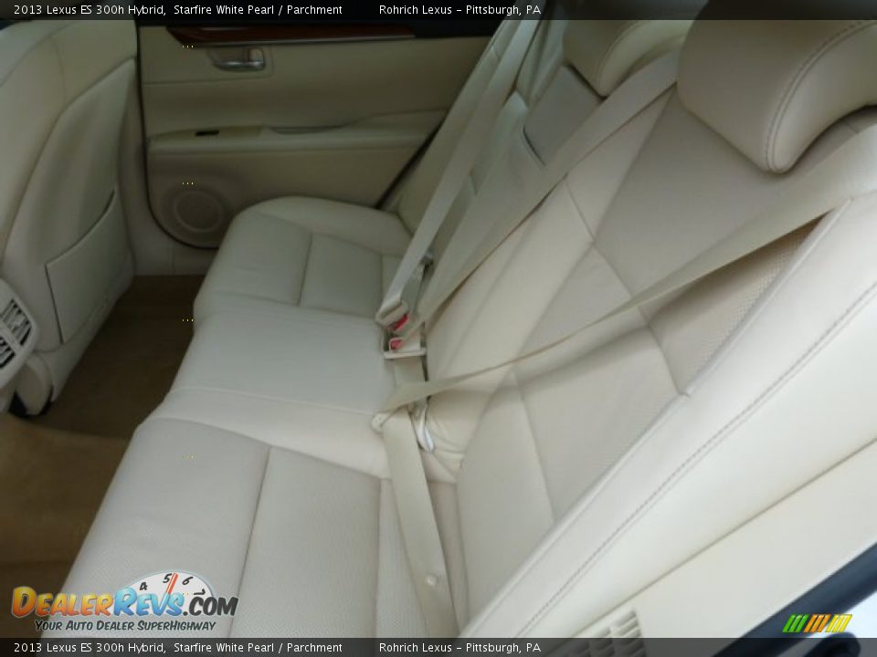 2013 Lexus ES 300h Hybrid Starfire White Pearl / Parchment Photo #11