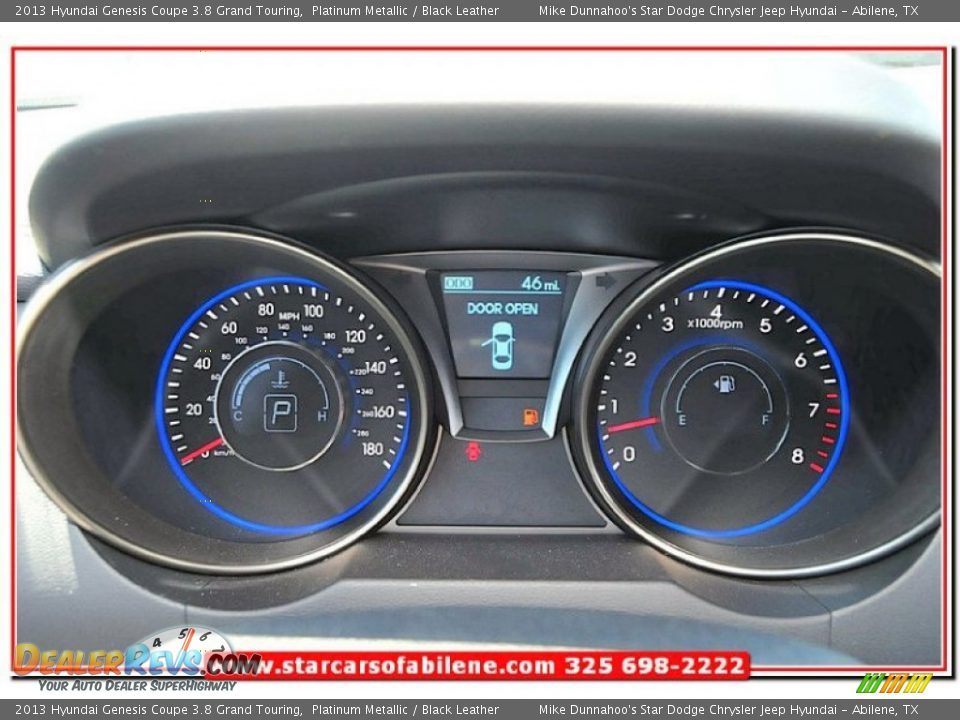2013 Hyundai Genesis Coupe 3.8 Grand Touring Platinum Metallic / Black Leather Photo #31