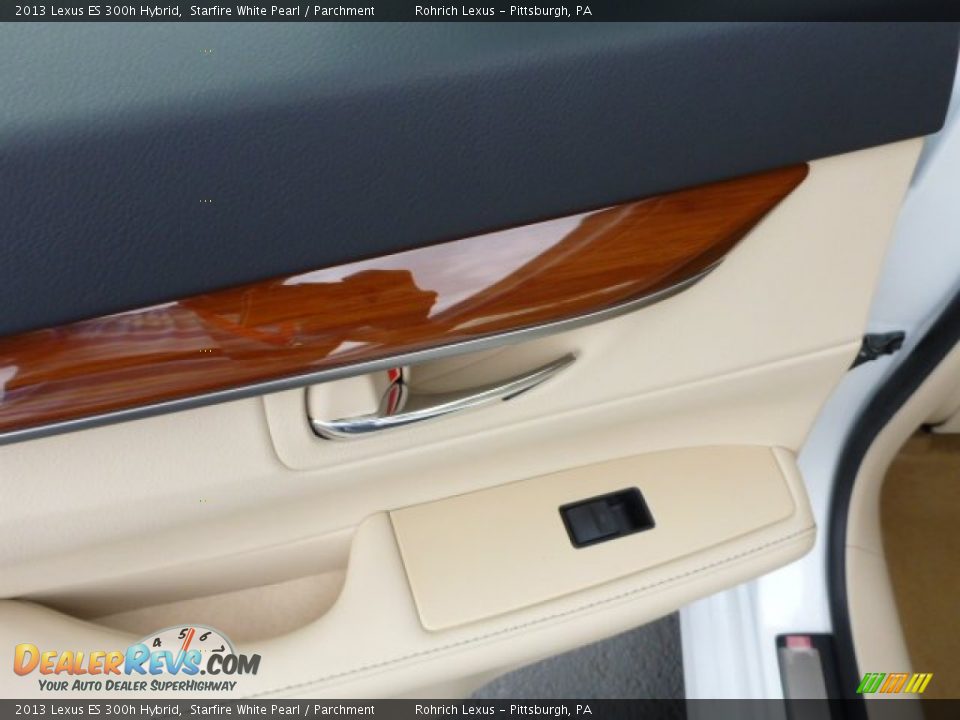 2013 Lexus ES 300h Hybrid Starfire White Pearl / Parchment Photo #13