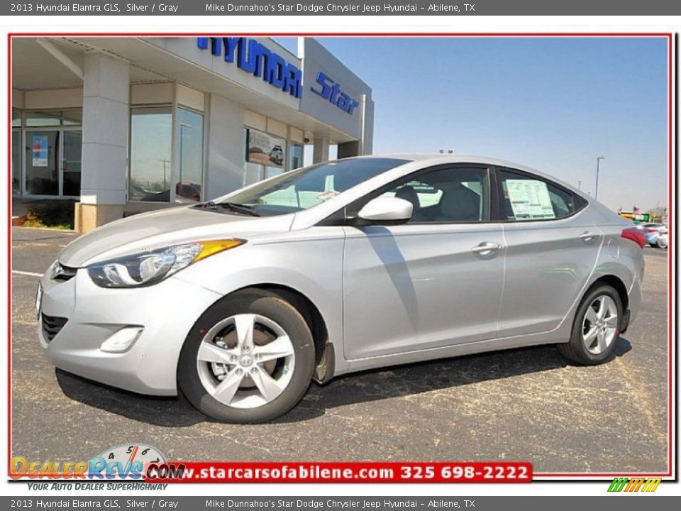 2013 Hyundai Elantra GLS Silver / Gray Photo #1