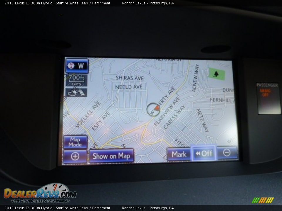 2013 Lexus ES 300h Hybrid Starfire White Pearl / Parchment Photo #16