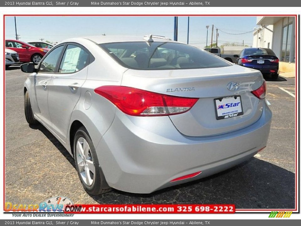 2013 Hyundai Elantra GLS Silver / Gray Photo #3