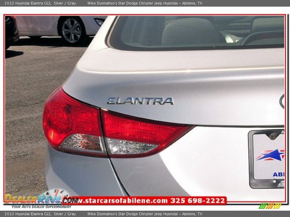 2013 Hyundai Elantra GLS Silver / Gray Photo #5