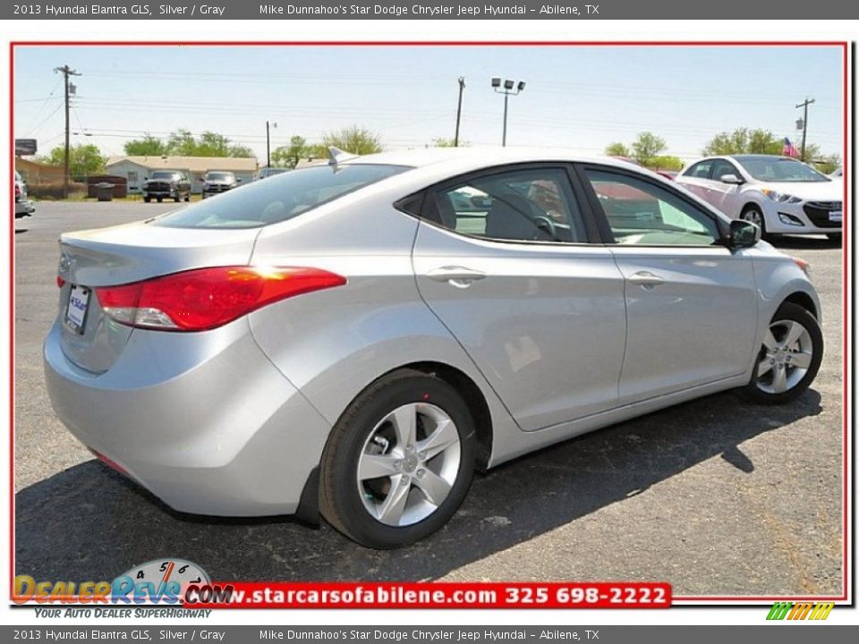 2013 Hyundai Elantra GLS Silver / Gray Photo #6
