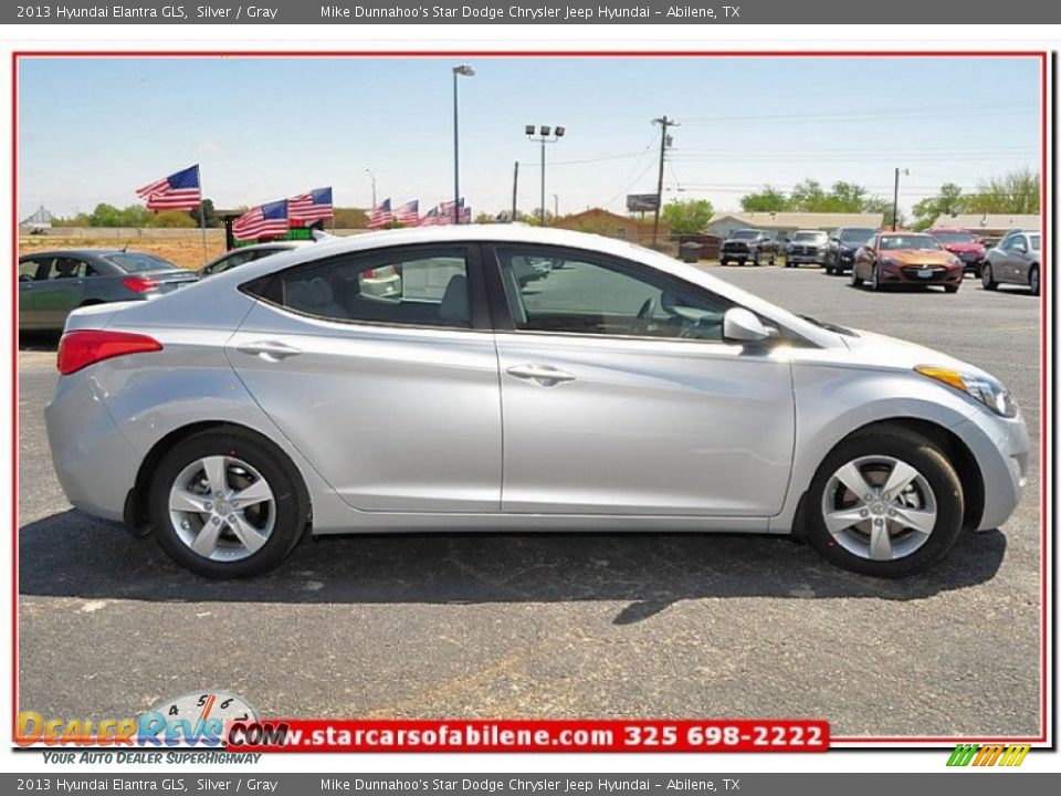 2013 Hyundai Elantra GLS Silver / Gray Photo #7