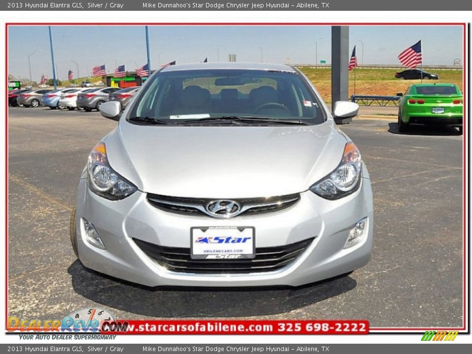 2013 Hyundai Elantra GLS Silver / Gray Photo #9