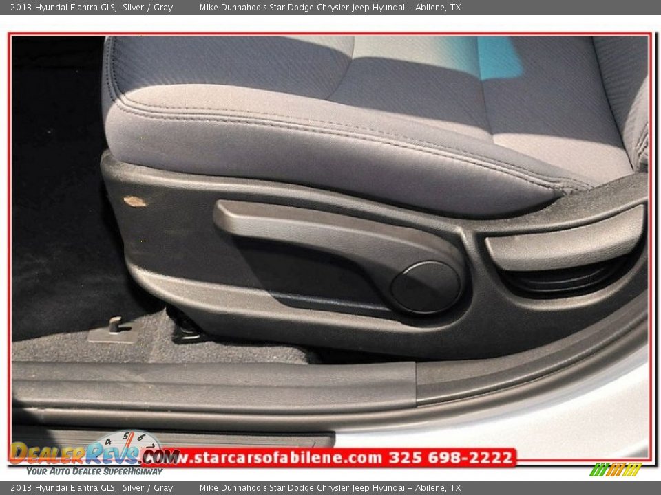 2013 Hyundai Elantra GLS Silver / Gray Photo #13