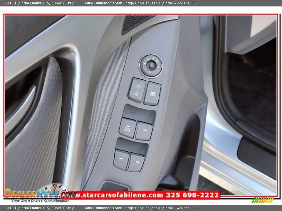 2013 Hyundai Elantra GLS Silver / Gray Photo #14