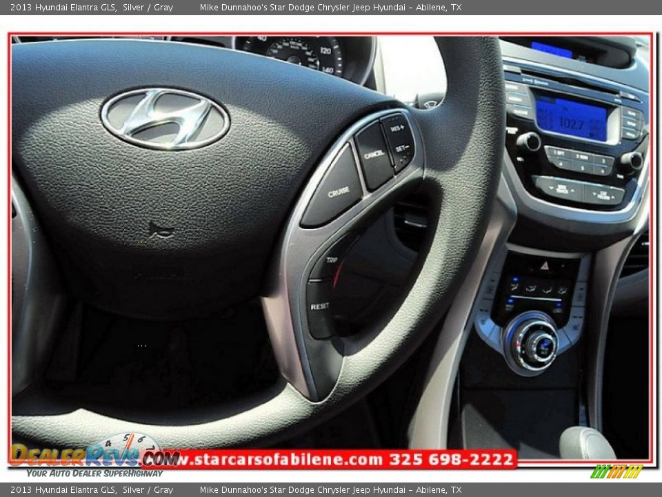 2013 Hyundai Elantra GLS Silver / Gray Photo #17