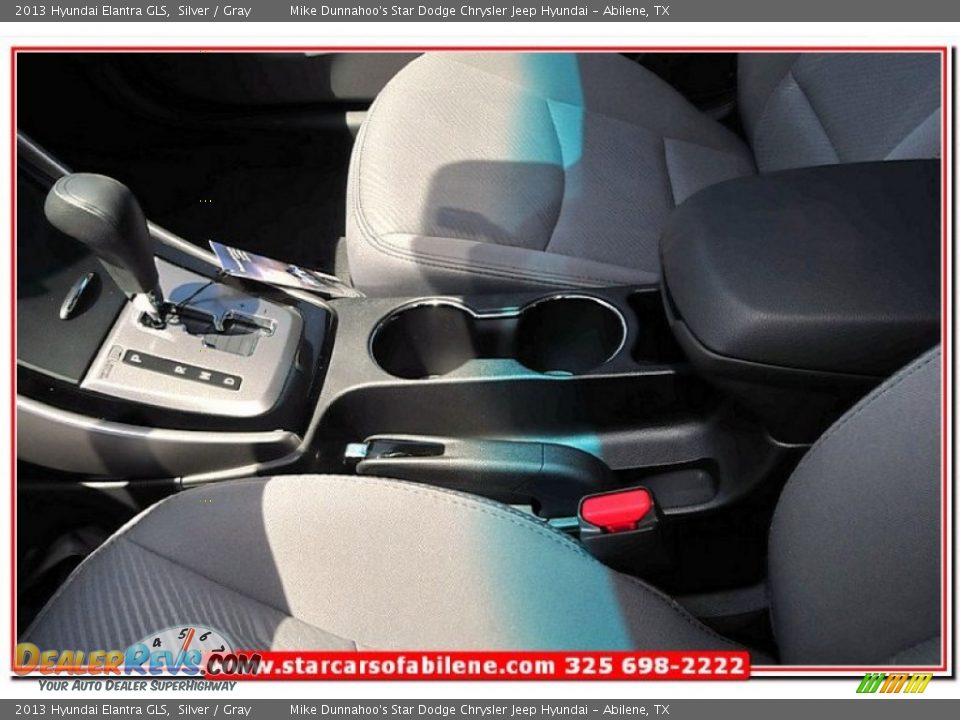 2013 Hyundai Elantra GLS Silver / Gray Photo #18