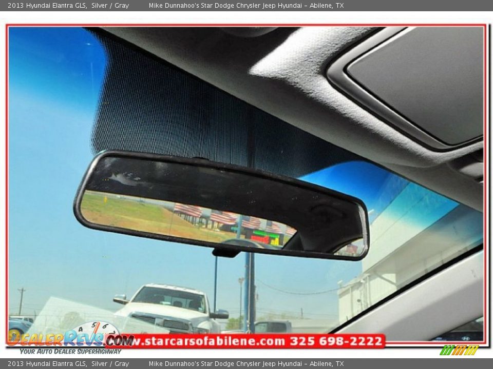 2013 Hyundai Elantra GLS Silver / Gray Photo #19
