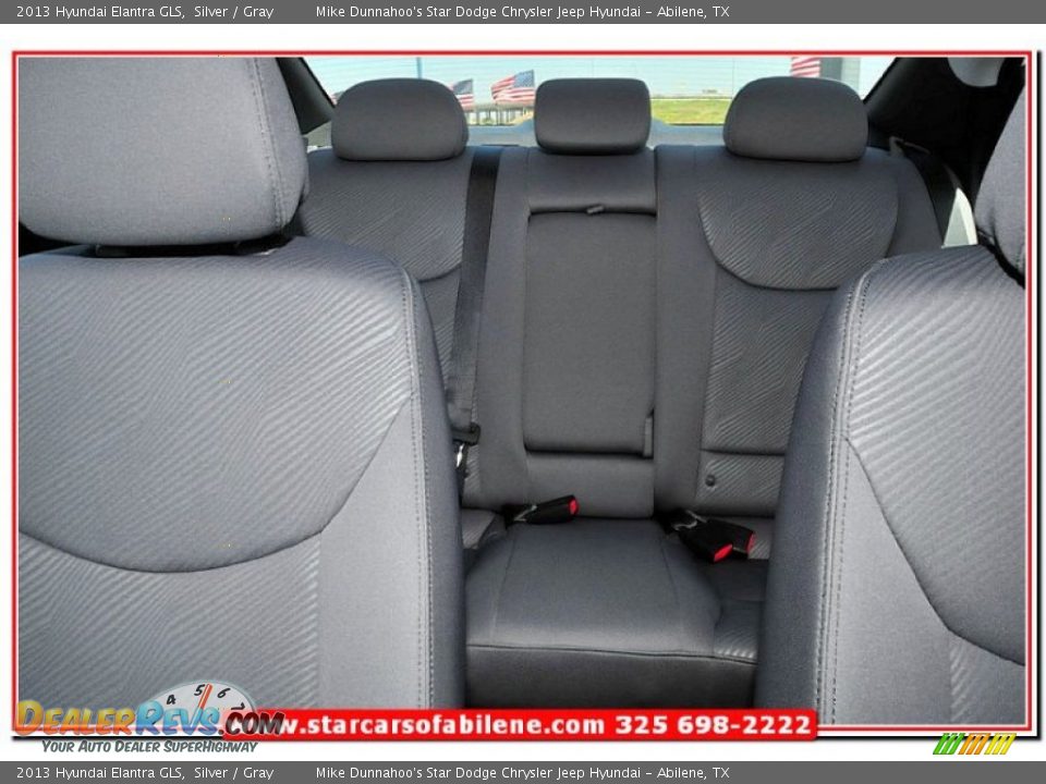 2013 Hyundai Elantra GLS Silver / Gray Photo #20
