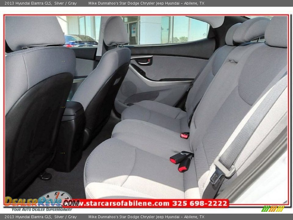 2013 Hyundai Elantra GLS Silver / Gray Photo #21