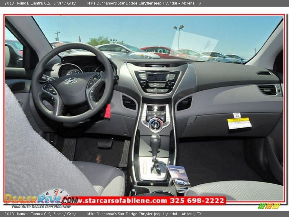 2013 Hyundai Elantra GLS Silver / Gray Photo #22