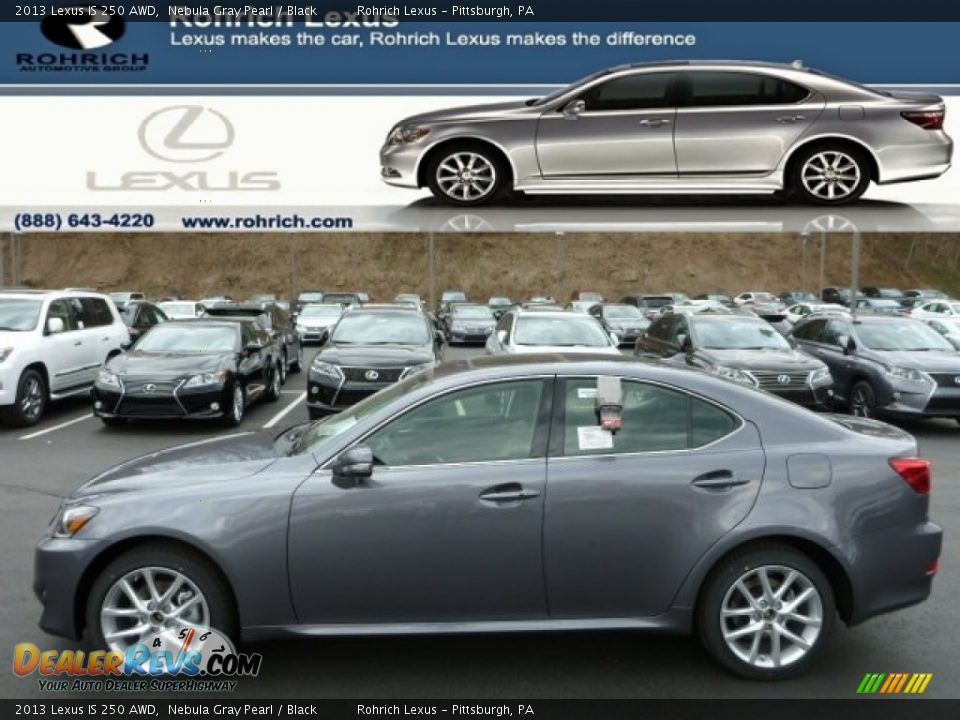 2013 Lexus IS 250 AWD Nebula Gray Pearl / Black Photo #1