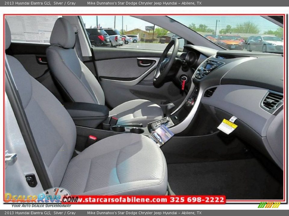2013 Hyundai Elantra GLS Silver / Gray Photo #24