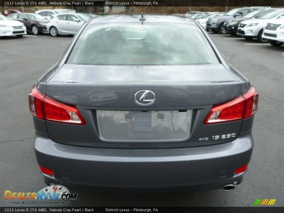 2013 Lexus IS 250 AWD Nebula Gray Pearl / Black Photo #3
