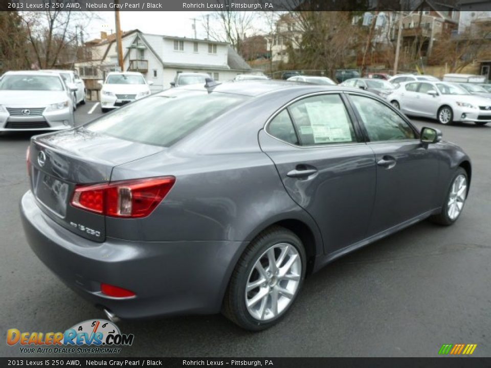 2013 Lexus IS 250 AWD Nebula Gray Pearl / Black Photo #4
