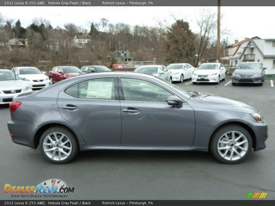 2013 Lexus IS 250 AWD Nebula Gray Pearl / Black Photo #5