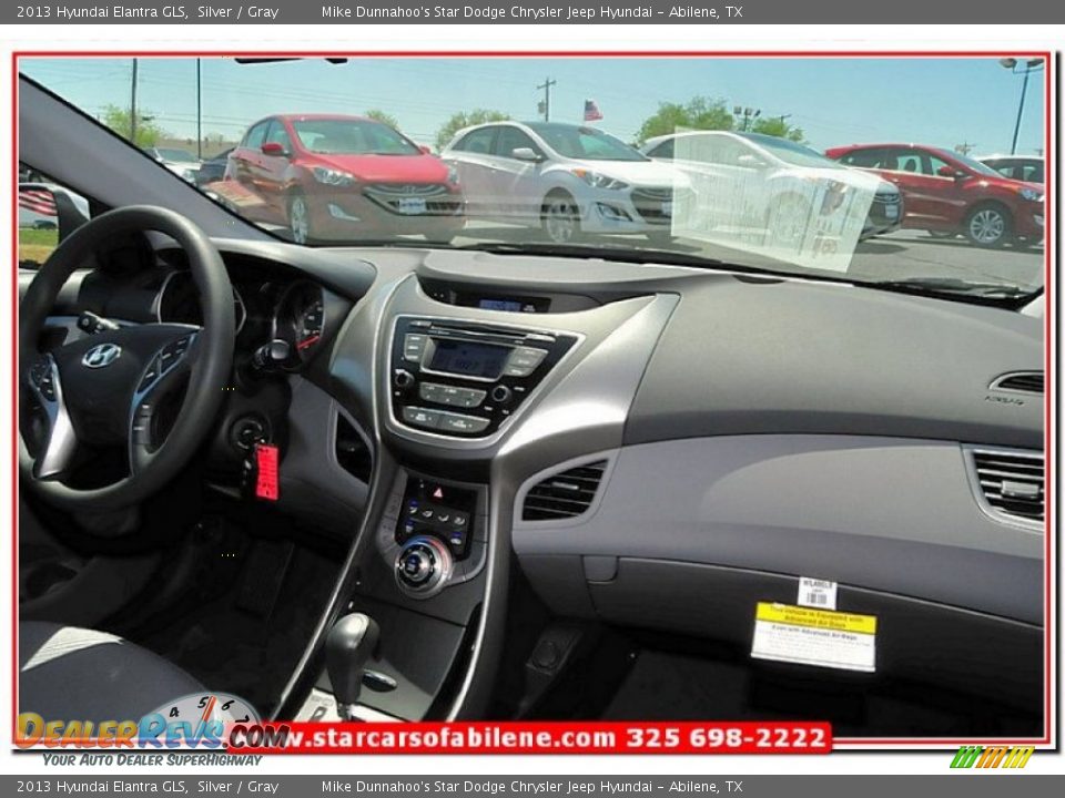2013 Hyundai Elantra GLS Silver / Gray Photo #26