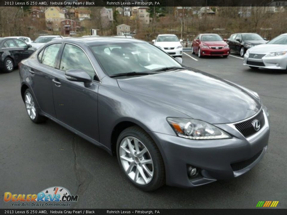2013 Lexus IS 250 AWD Nebula Gray Pearl / Black Photo #6