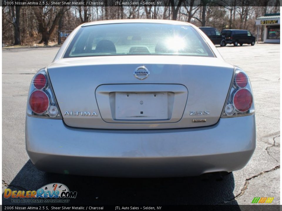 2006 Nissan Altima 2.5 S Sheer Silver Metallic / Charcoal Photo #5