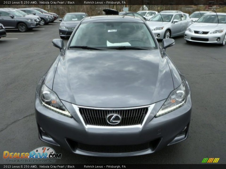 2013 Lexus IS 250 AWD Nebula Gray Pearl / Black Photo #7