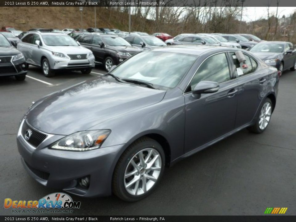 2013 Lexus IS 250 AWD Nebula Gray Pearl / Black Photo #8