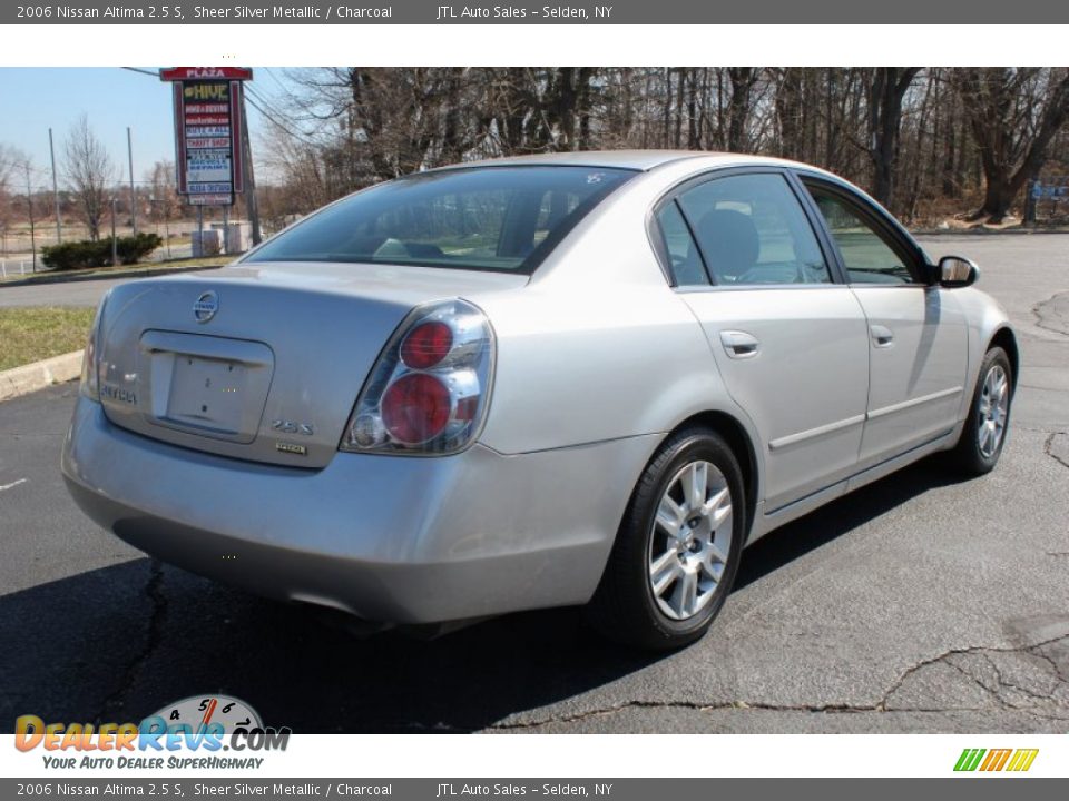 2006 Nissan Altima 2.5 S Sheer Silver Metallic / Charcoal Photo #6