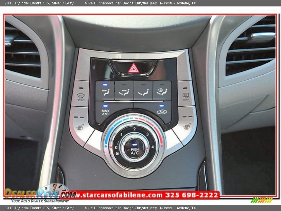 2013 Hyundai Elantra GLS Silver / Gray Photo #29