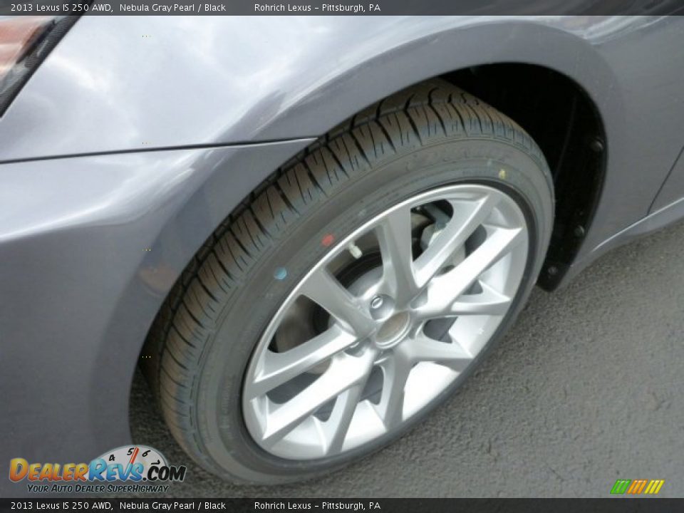 2013 Lexus IS 250 AWD Nebula Gray Pearl / Black Photo #9