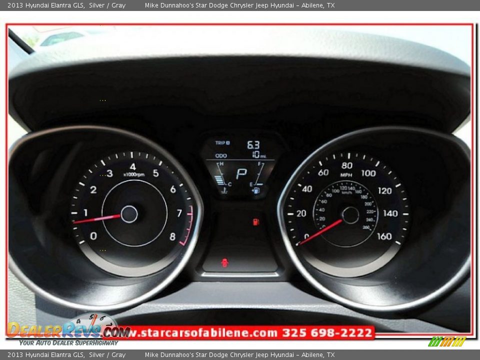 2013 Hyundai Elantra GLS Silver / Gray Photo #30