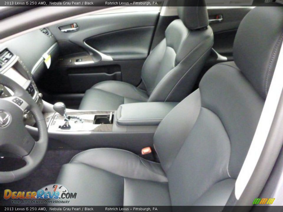2013 Lexus IS 250 AWD Nebula Gray Pearl / Black Photo #10