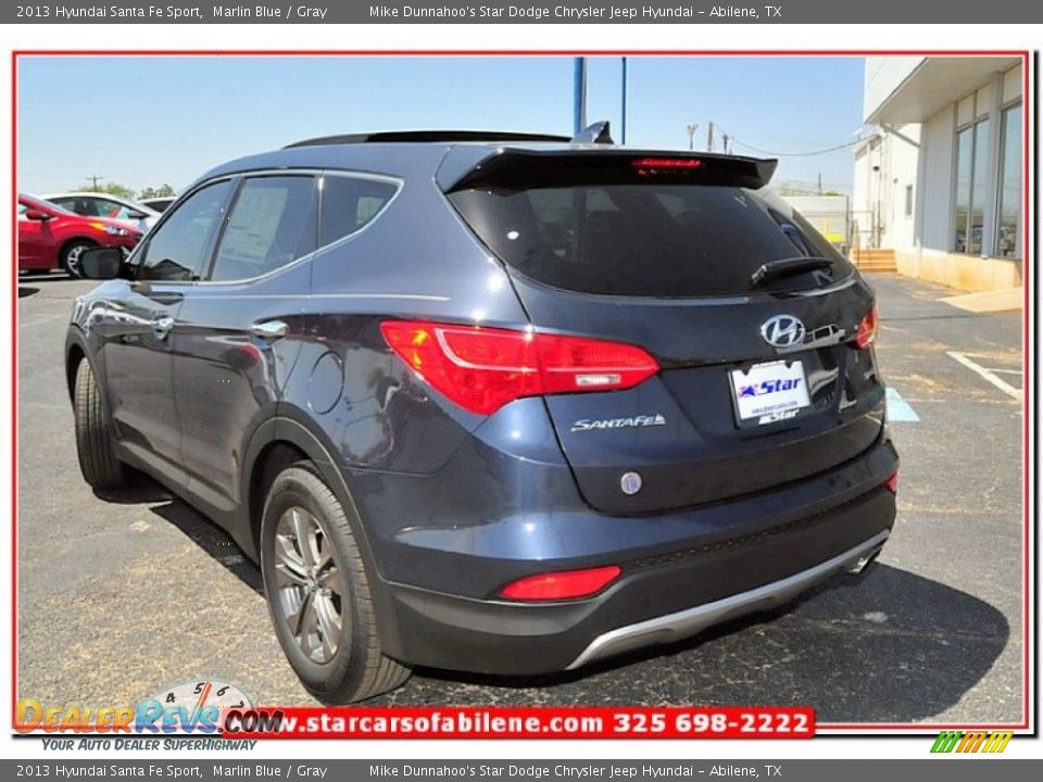 2013 Hyundai Santa Fe Sport Marlin Blue / Gray Photo #3
