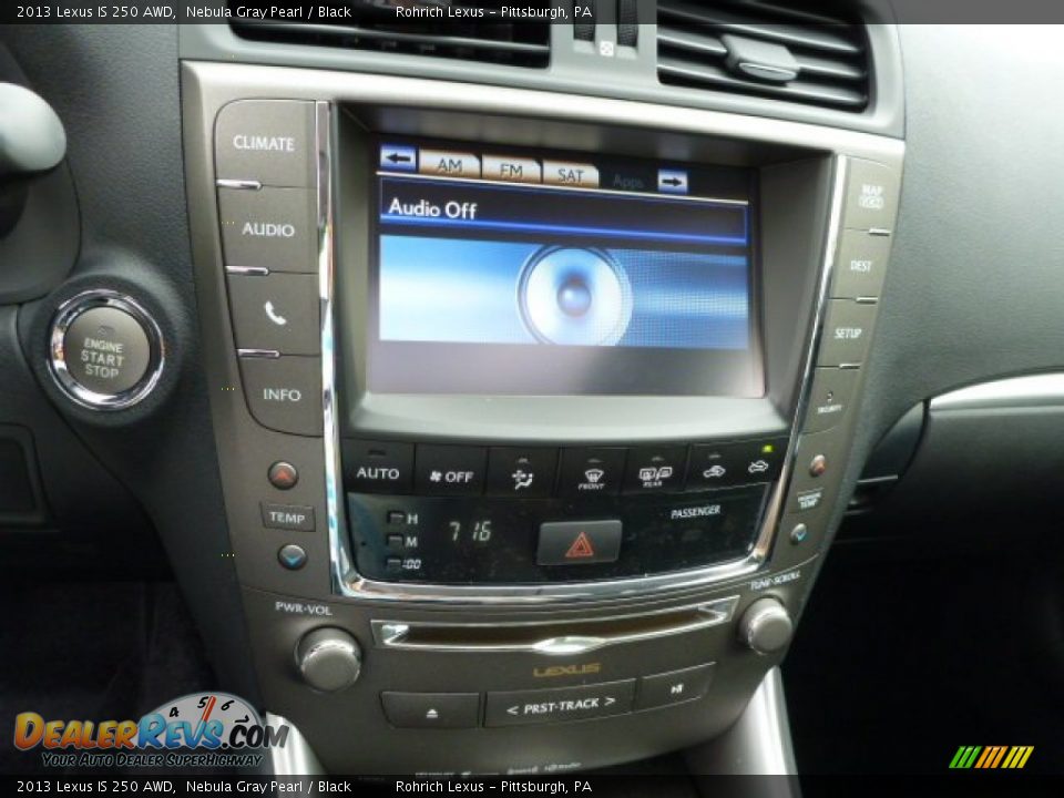 2013 Lexus IS 250 AWD Nebula Gray Pearl / Black Photo #19