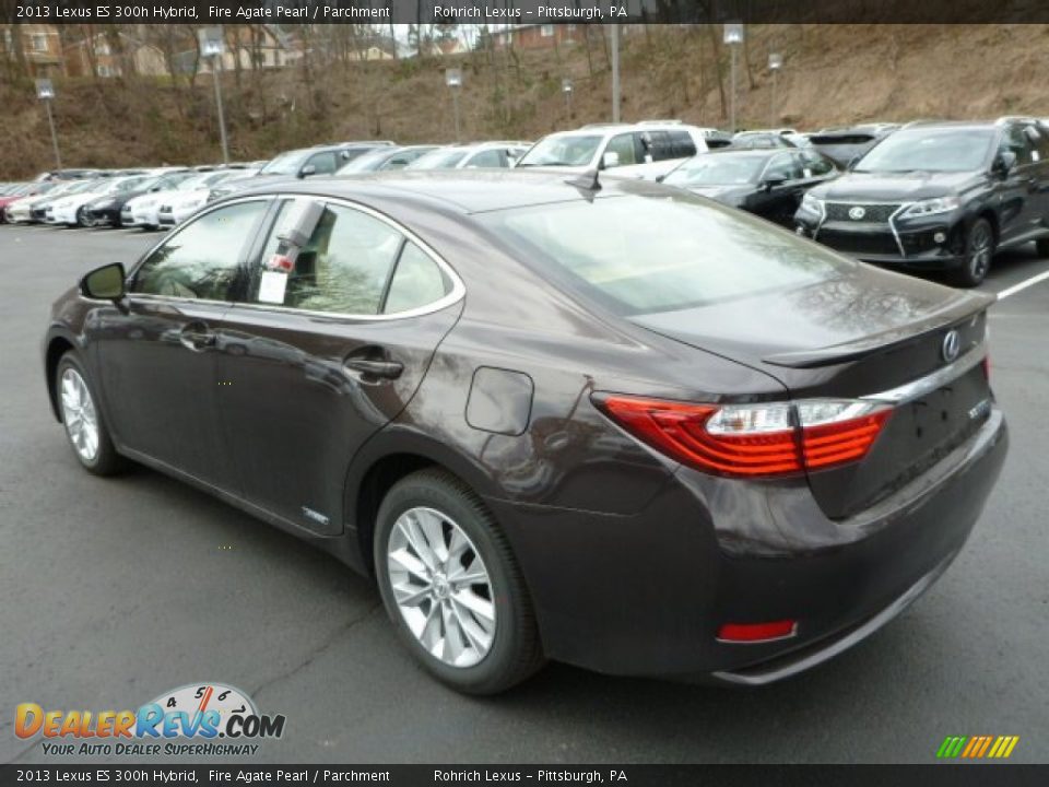 2013 Lexus ES 300h Hybrid Fire Agate Pearl / Parchment Photo #2