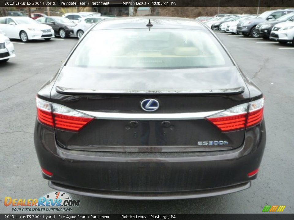 2013 Lexus ES 300h Hybrid Fire Agate Pearl / Parchment Photo #3