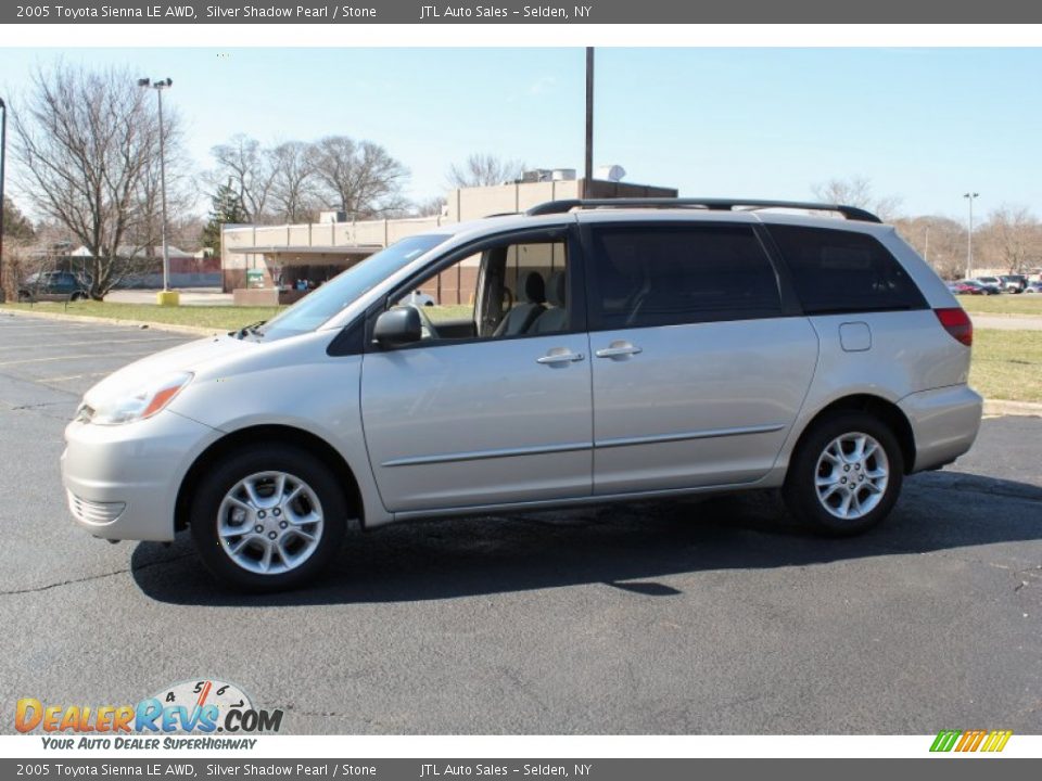2005 Toyota Sienna LE AWD Silver Shadow Pearl / Stone Photo #3