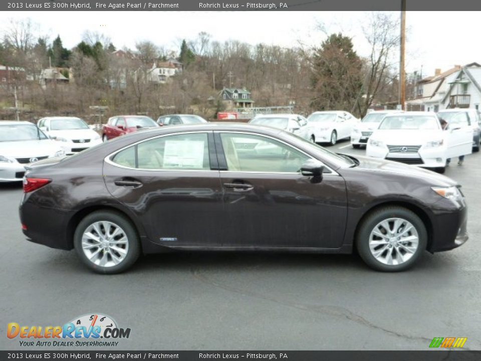 2013 Lexus ES 300h Hybrid Fire Agate Pearl / Parchment Photo #5