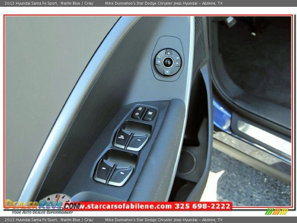 2013 Hyundai Santa Fe Sport Marlin Blue / Gray Photo #14