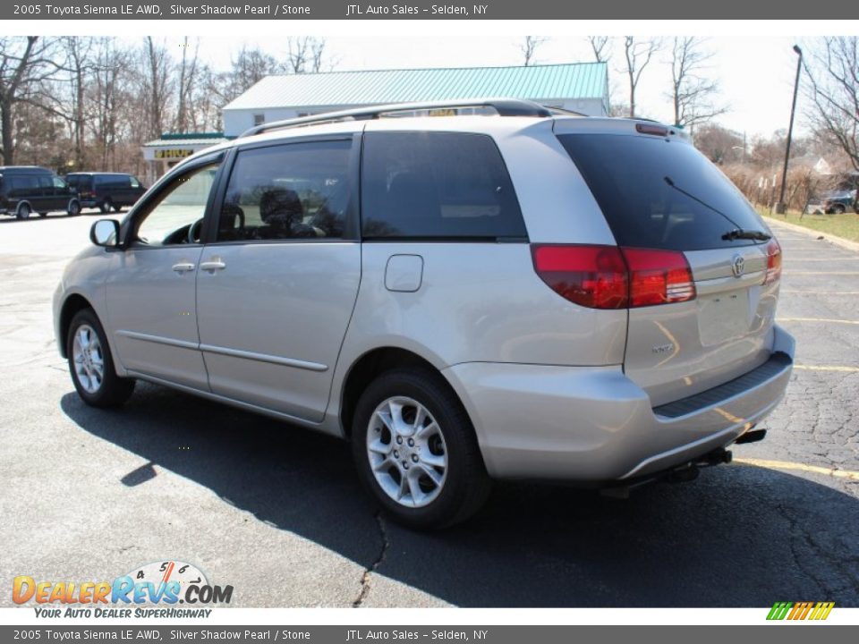 2005 Toyota Sienna LE AWD Silver Shadow Pearl / Stone Photo #4