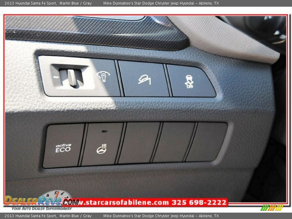 2013 Hyundai Santa Fe Sport Marlin Blue / Gray Photo #15