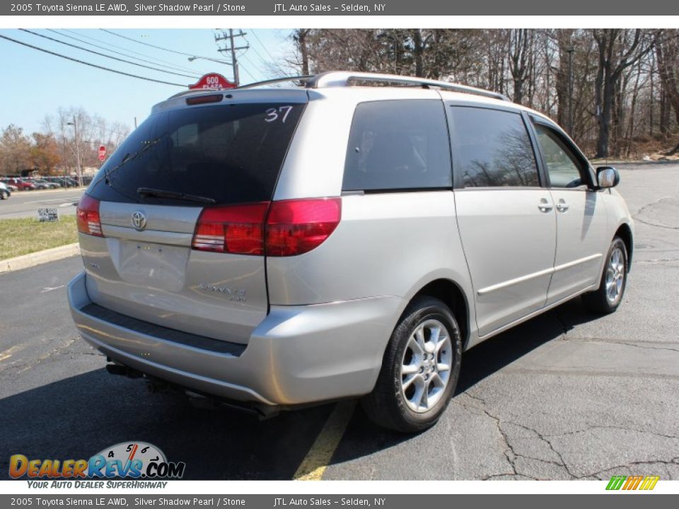 2005 Toyota Sienna LE AWD Silver Shadow Pearl / Stone Photo #6