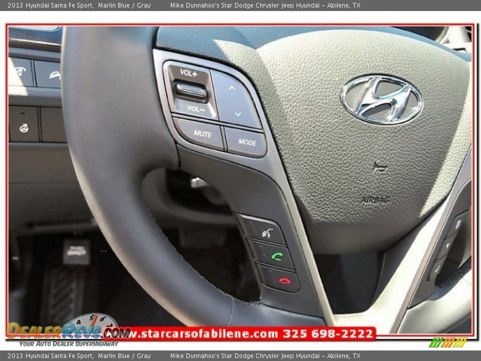 2013 Hyundai Santa Fe Sport Marlin Blue / Gray Photo #16