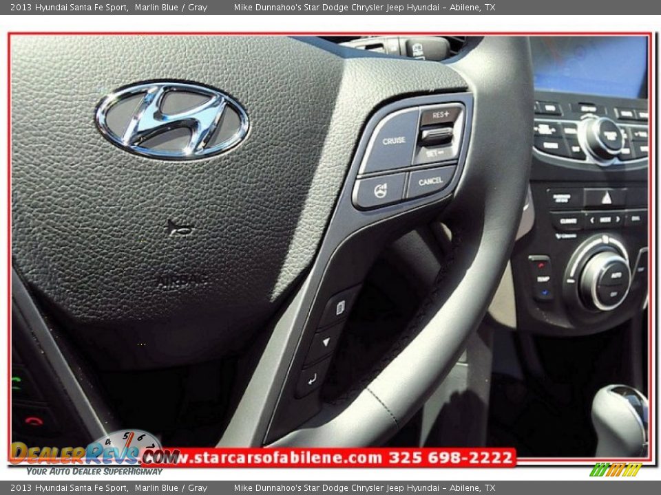 2013 Hyundai Santa Fe Sport Marlin Blue / Gray Photo #17