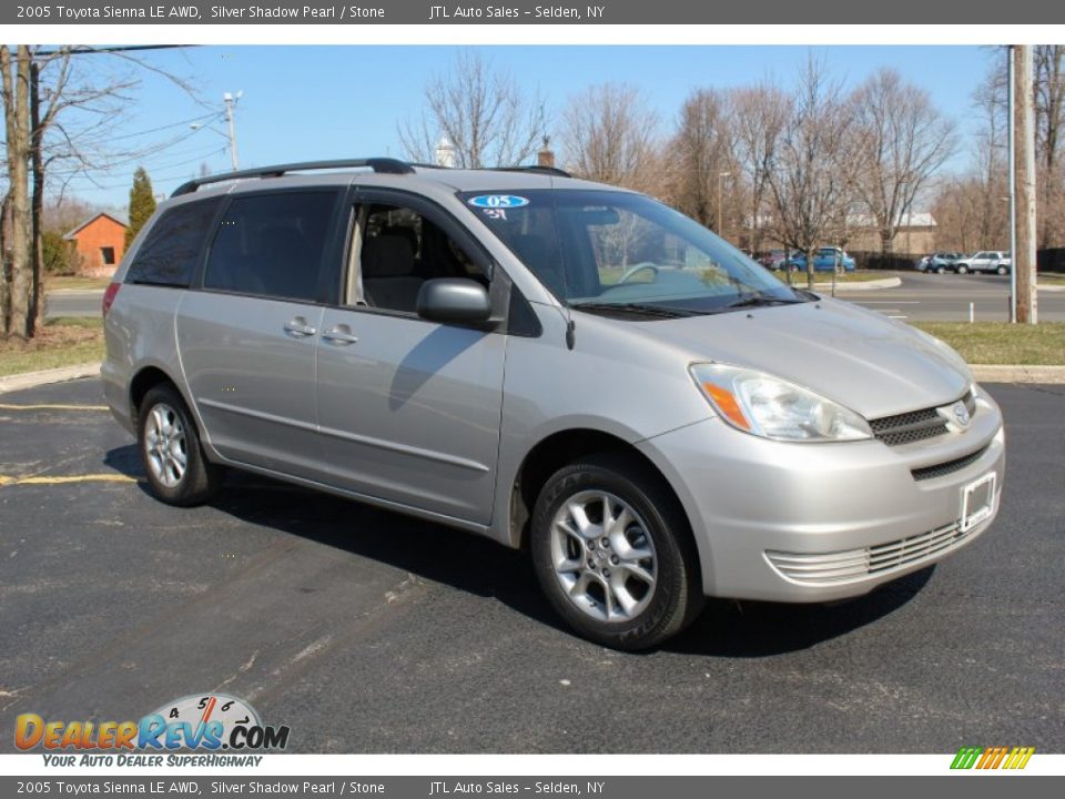 2005 Toyota Sienna LE AWD Silver Shadow Pearl / Stone Photo #8