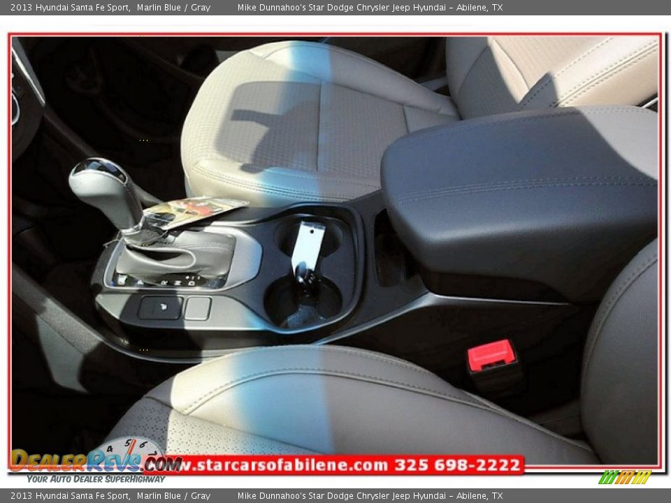2013 Hyundai Santa Fe Sport Marlin Blue / Gray Photo #18