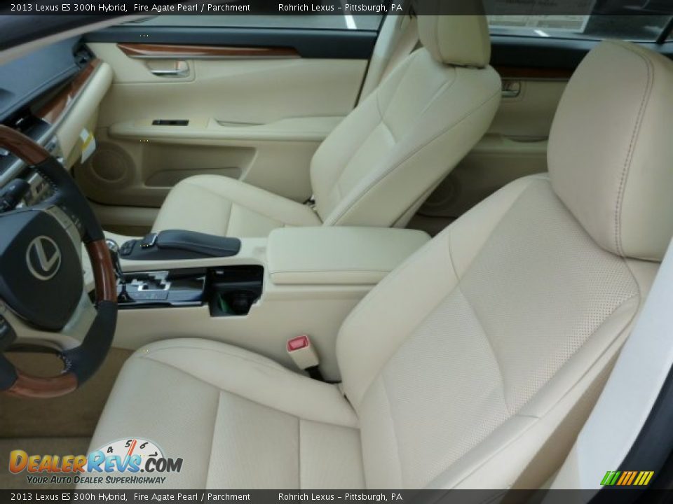 2013 Lexus ES 300h Hybrid Fire Agate Pearl / Parchment Photo #10