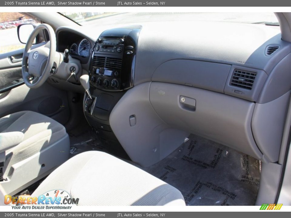 2005 Toyota Sienna LE AWD Silver Shadow Pearl / Stone Photo #9